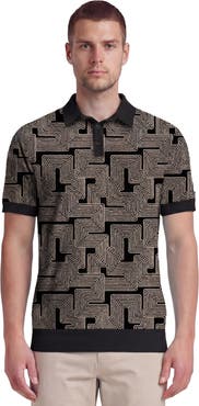 Lords of Harlech Inter Twine Mens Merino Silk Cashmere Polo