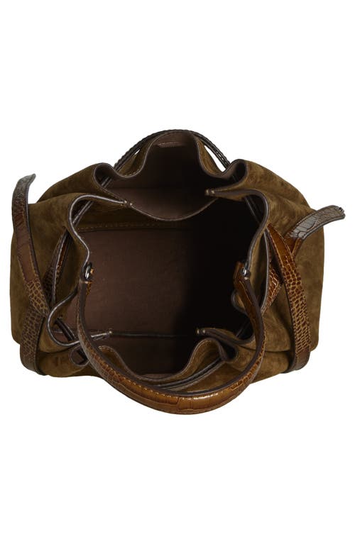 Tory Burch Romy Suede Bucket Bag