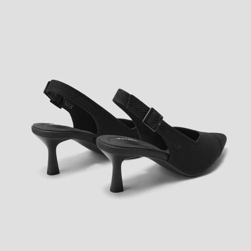 Vivaia Pointed-toe Slingback Sandals In Black