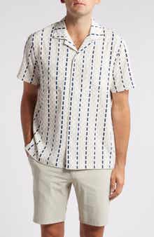 Swannies Dean Broken Stripe Camp Shirt
