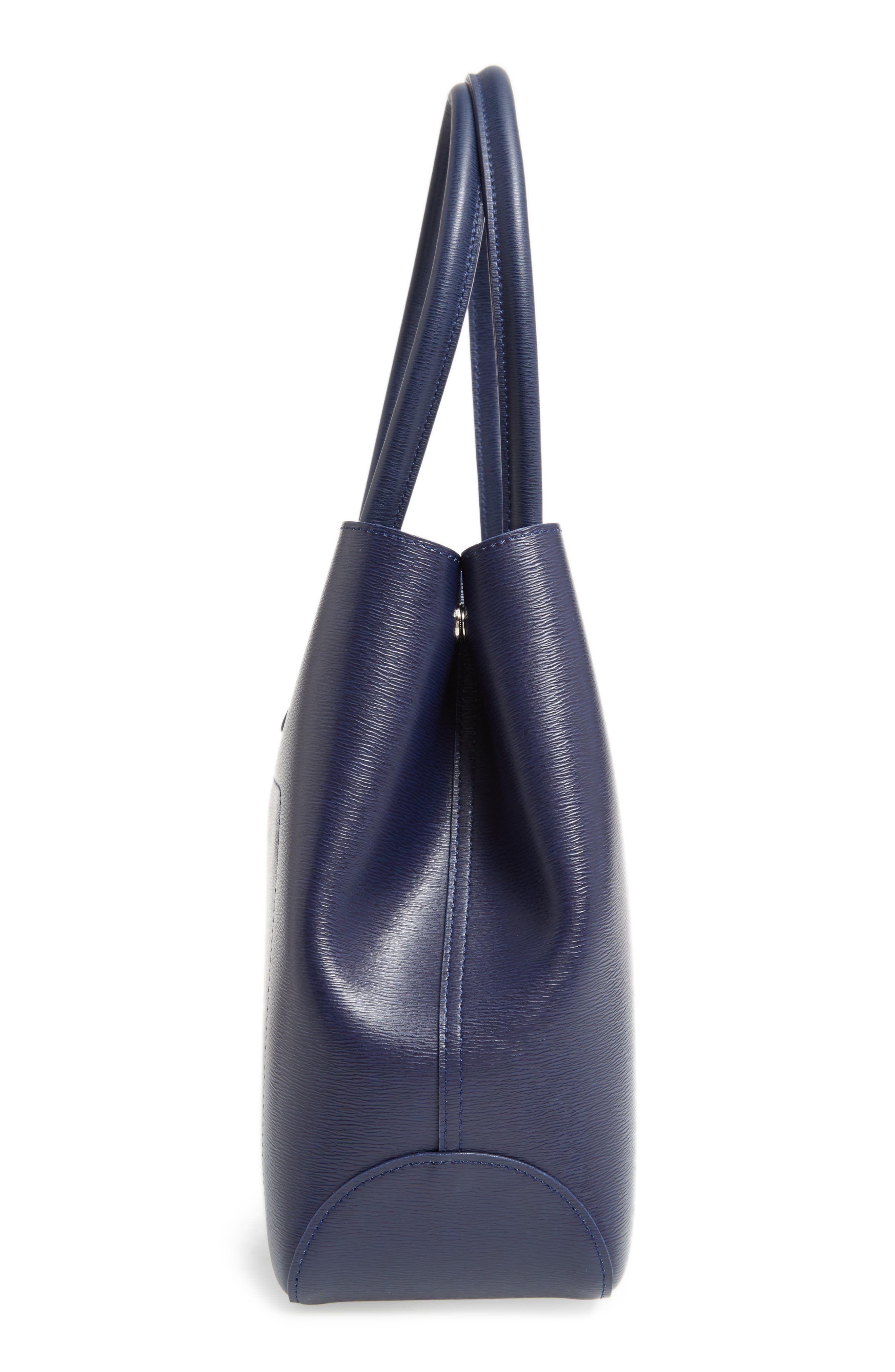 Longchamp Roseau Leather Shoulder Tote, Alternate, color, 