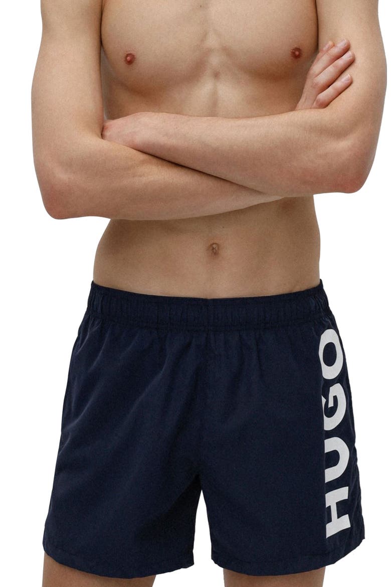 Abas Swim Trunks, Main, color, DK BU