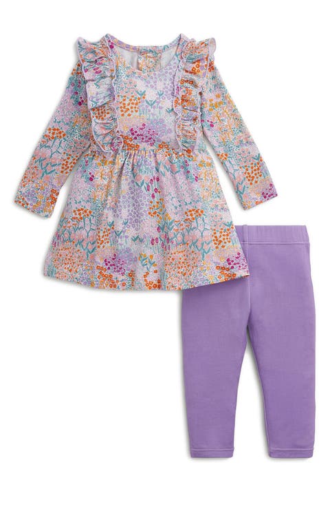Kids' Arabella Ruffle Dress & Leggings Set