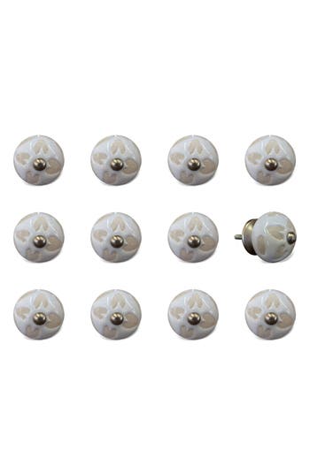 Kinetic 12-pack Knobs In Cream Glaze