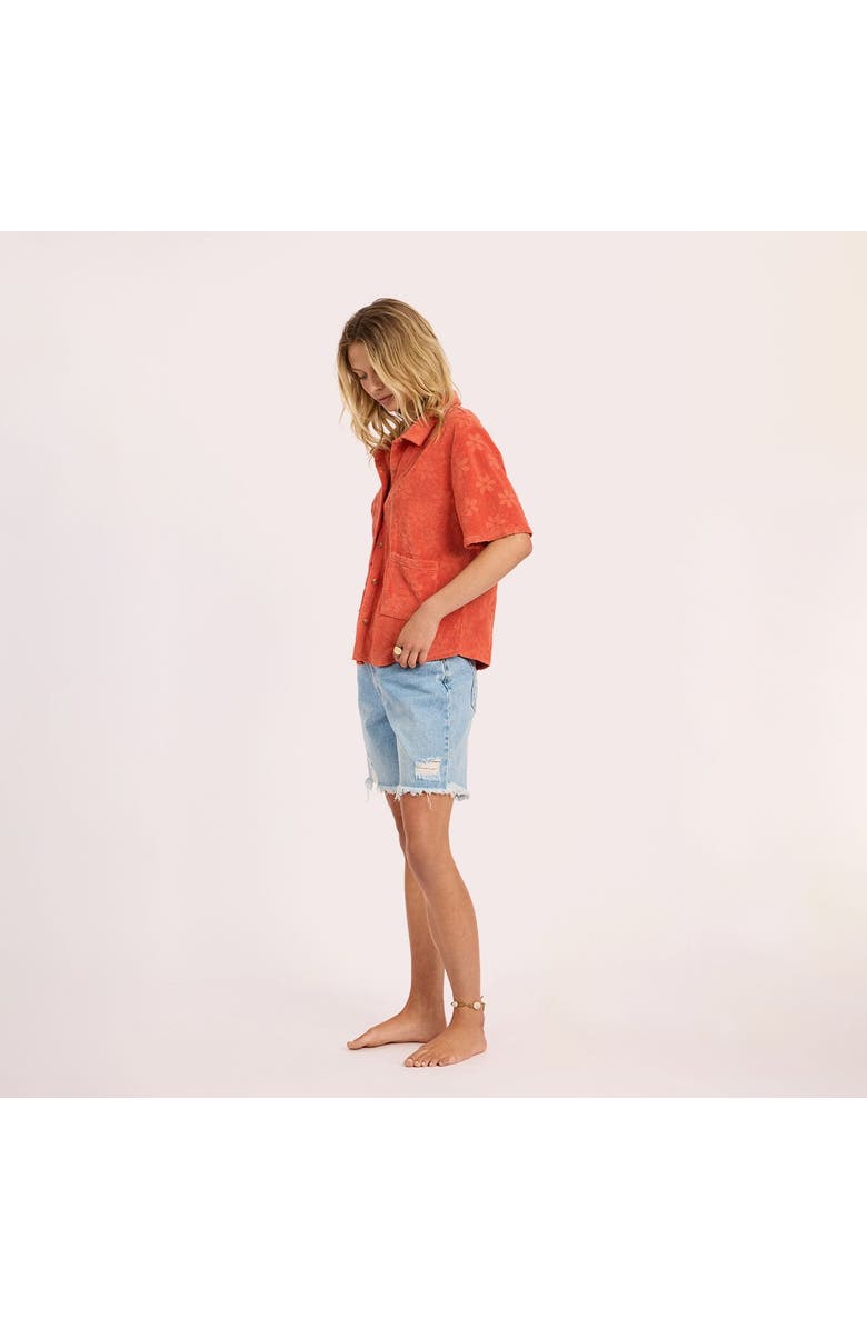 Sisstr Revolution Love Struck Ss Knit Top - Women's, Alternate, color, Cayenne