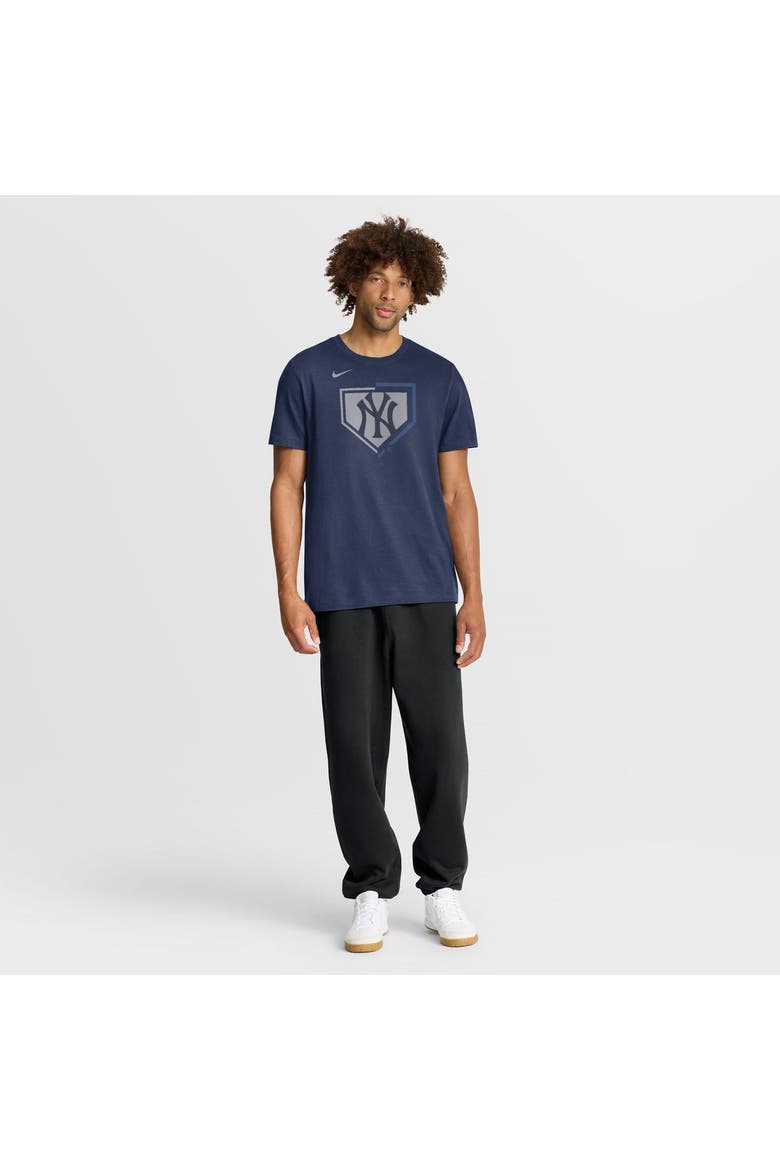 Men's Nike Navy New York Yankees Icon T-Shirt, Alternate, color, Navy