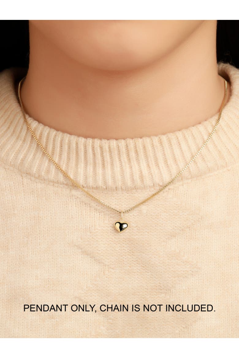 Sweet Heart Pendant in 14K Gold, Alternate, color, Yellow Gold