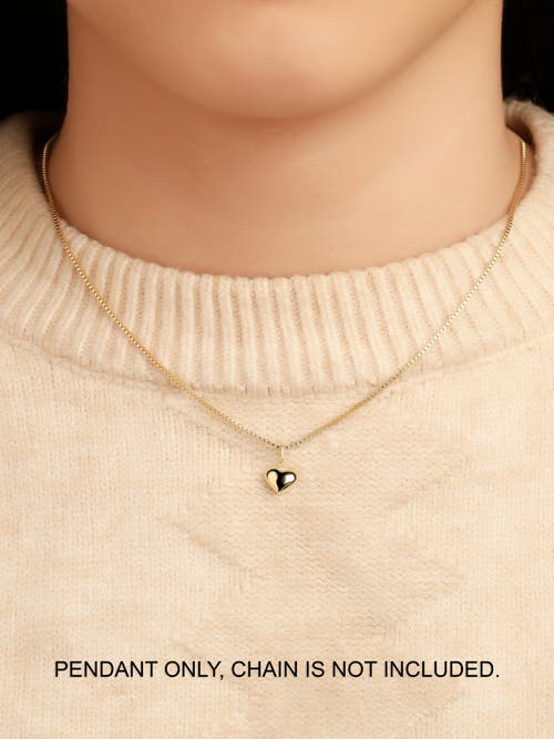 Devata Sweet Heart Pendant In Gold