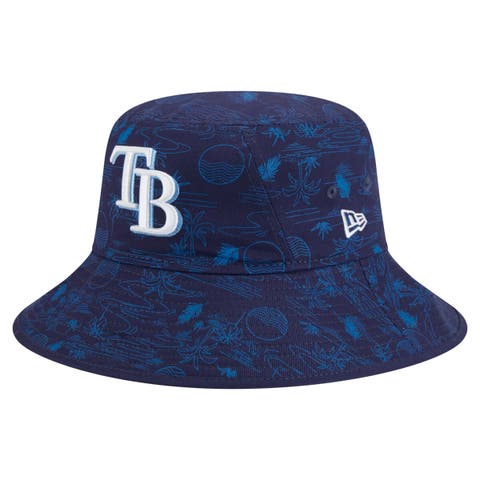 Men's New Era  Navy Tampa Bay Rays 2025 Spring Training All Over Print Bucket Hat