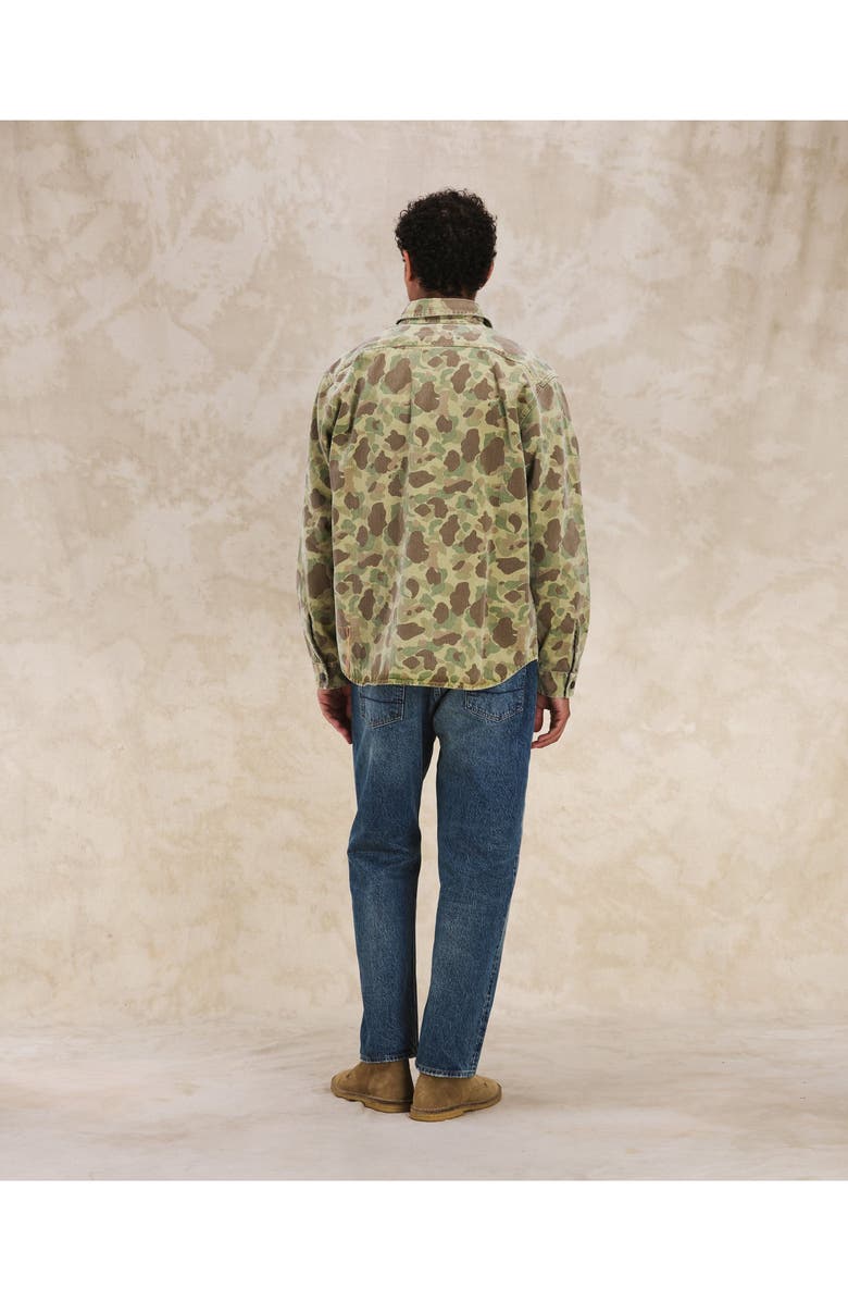 Fortela Kenny Cotton Camouflage Overshirt, Alternate, color, Kam