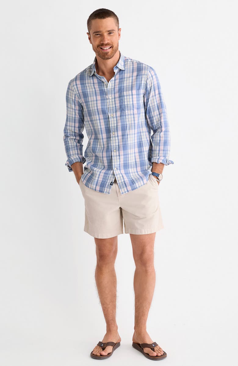 vineyard vines Beachcomber Plaid Performance Button-Up Shirt, Alternate, color, Summer Evening