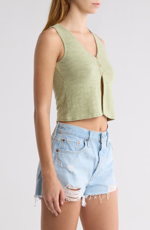 Billabong Bren Sweater Vest In Green