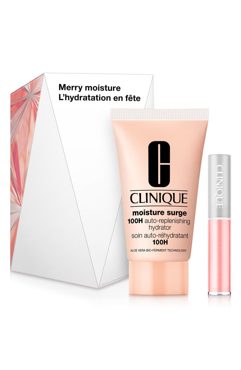 Clinique Merry Moisture Skin Care & Makeup Set (Limited Edition) $39 Value, Main, color,