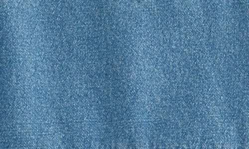 Treasure & Bond Kids' Denim Puffer Jacket In Blue