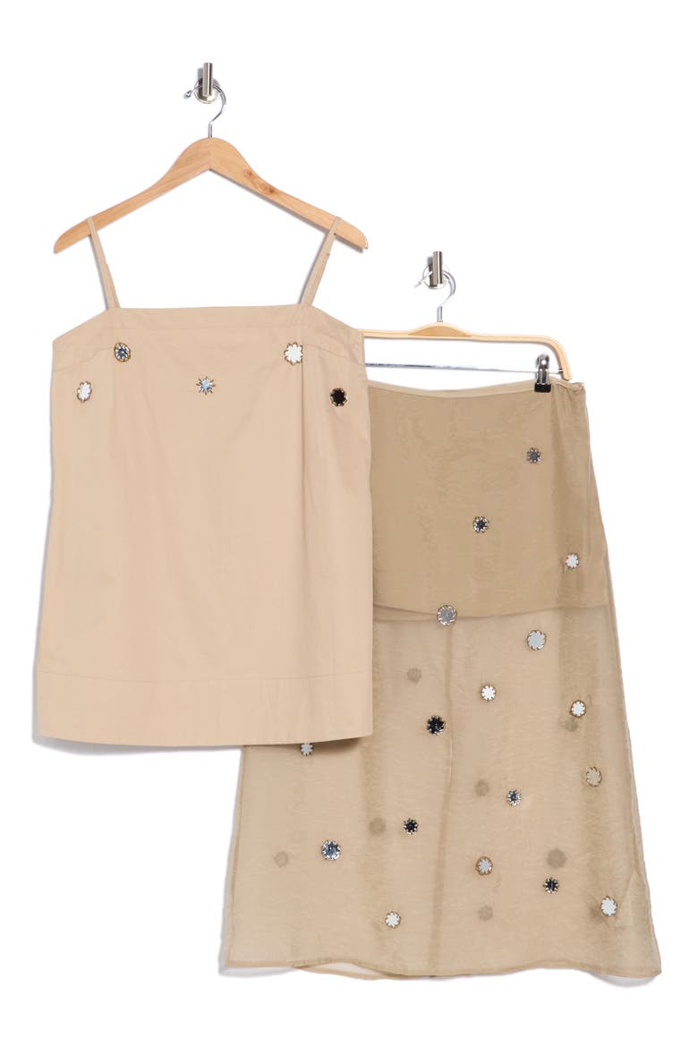 Through the Looking Glass Maxi Dress, Alternate, color, BEIGE