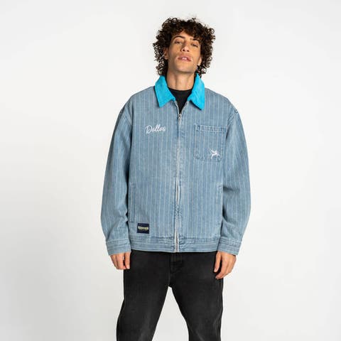 Unisex The Wild Collective  Denim Dallas Wings Conductor Full-Zip Jacket