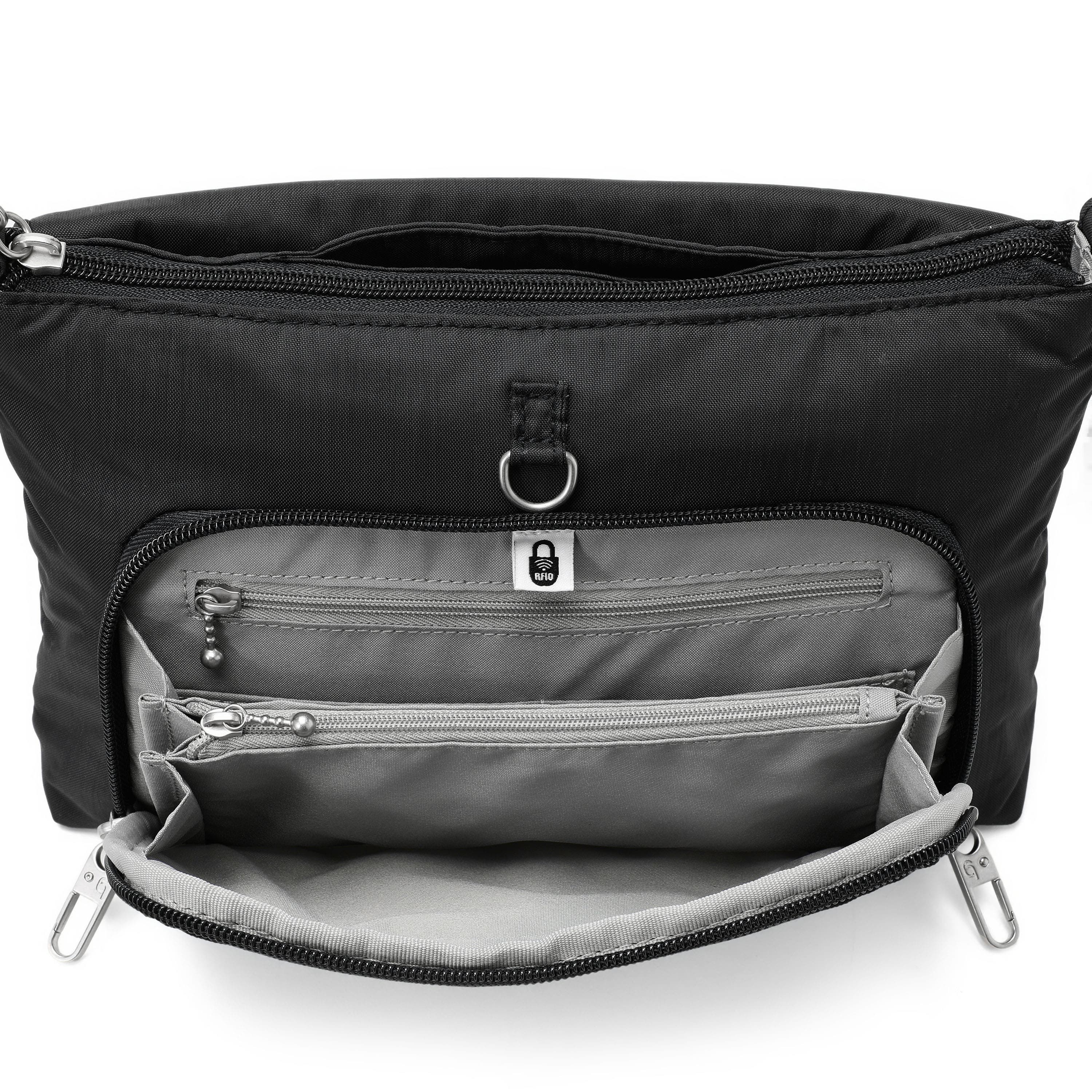 Securtex Journey Anti-Theft Crossbody, Alternate, color, Black