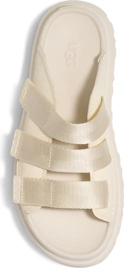 UGG GOLDENGLOW SLIDE ホワイト UGG GoldenGlow Slides | White | FARFETCH
