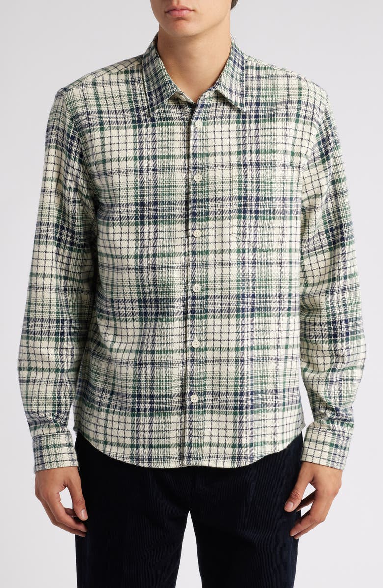 Wax London Shelly Flannel Button-up Shirt, Main, color,