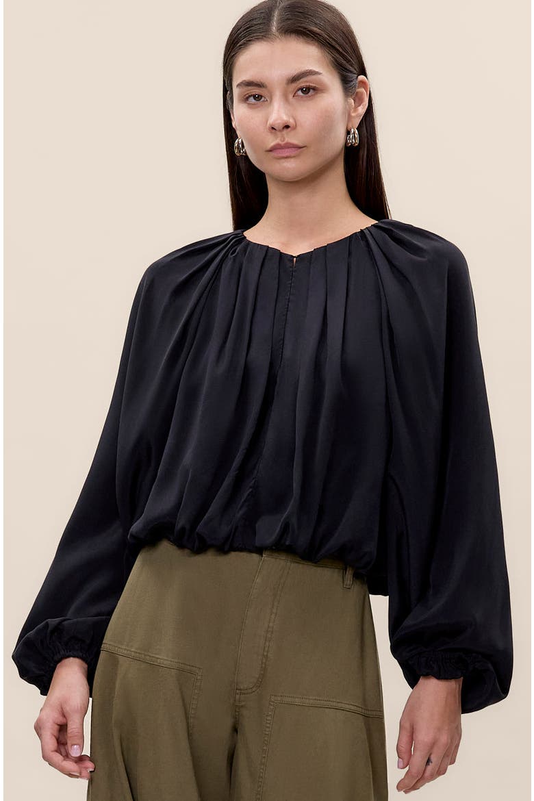 Lillith Bubble Top, Main, color, Black