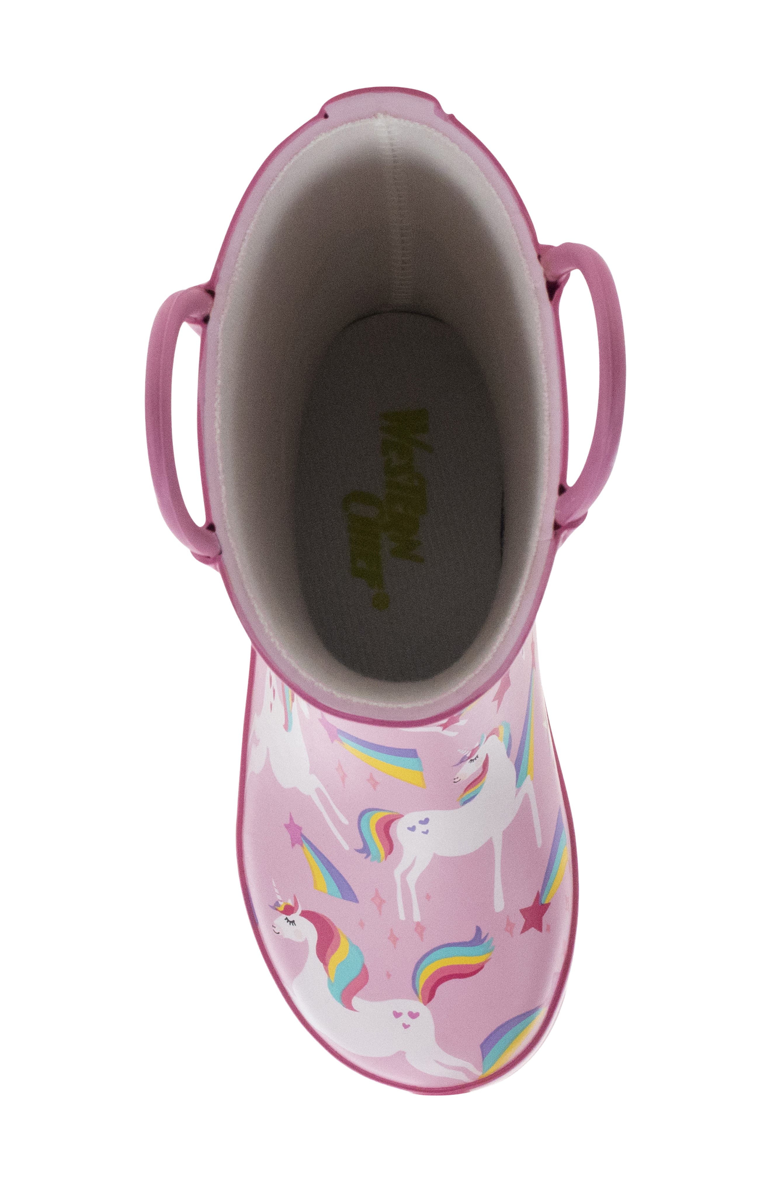 Kids' Unicorn Sparkle Rain Boot, Alternate, color, PINK