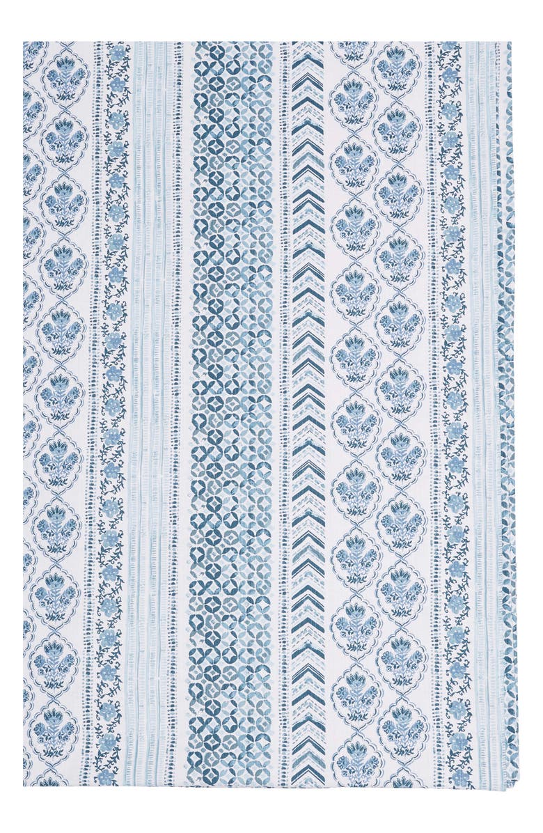 ENVOGUE Ilahi Floral Geometric Cotton Tablecloth, Main, color, 