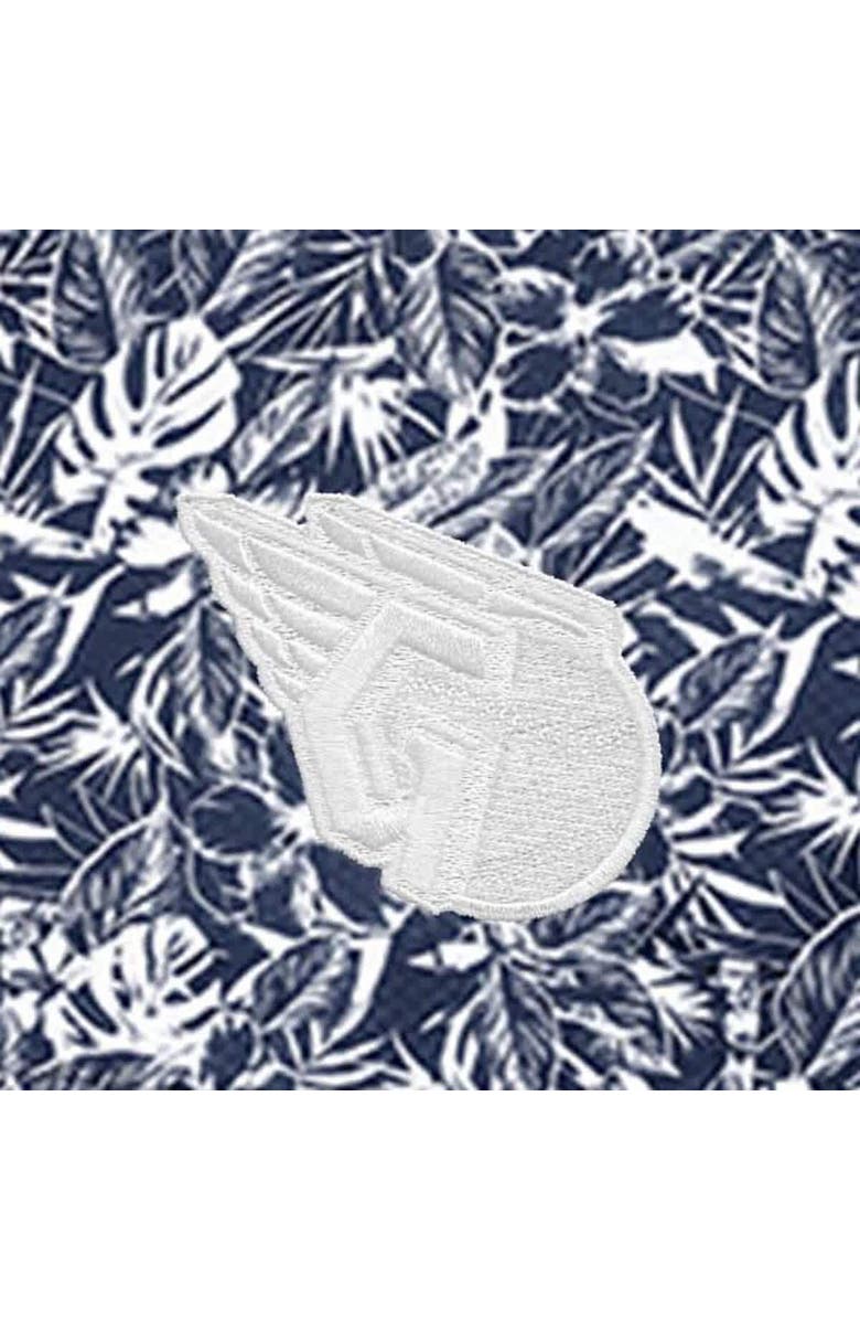 ANTIGUA Men's Antigua Navy Cleveland Guardians Resort Button-Up Shirt, Alternate, color, Navy