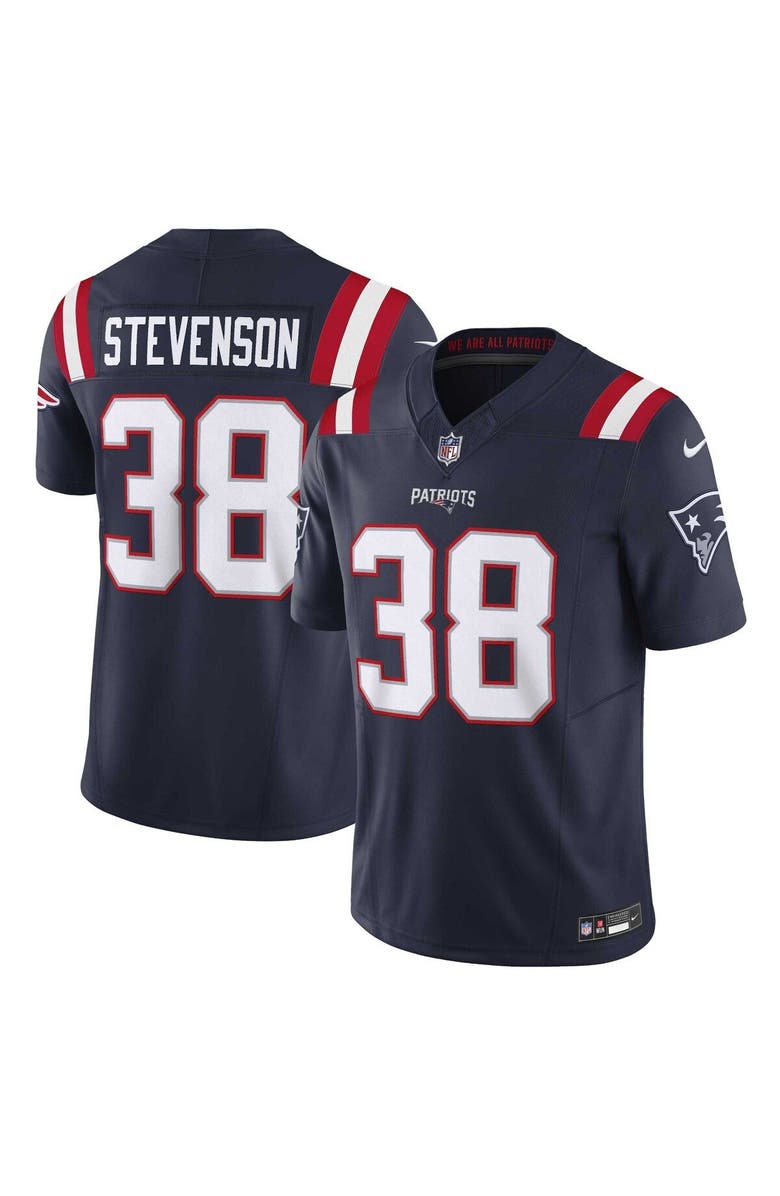 Nike Men's Nike Rhamondre Stevenson Navy New England Patriots Vapor F.U.S.E. Limited Jersey, Main, color,