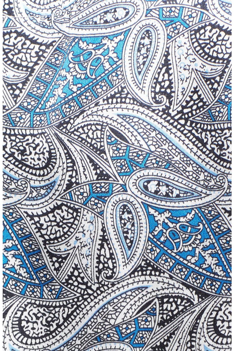 'Cypress' Silk Pajamas, Alternate, color, SKY BLUE