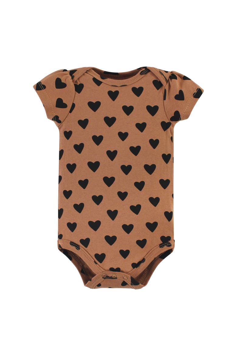 Soft Cotton Layette Collection, Alternate, color, Cinnamon Hearts