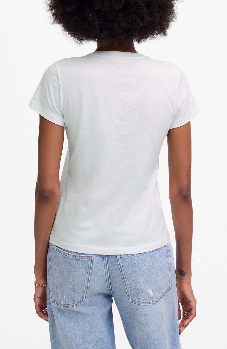 Madewell V-Neck Cotton Slub T-Shirt, Alternate, color, 