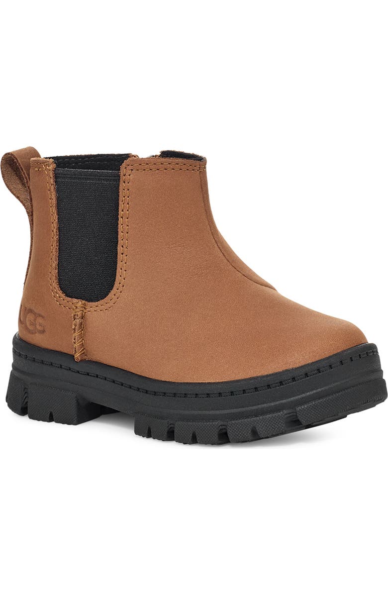 UGG<sup>®</sup> Kids' Ashton Waterproof Chelsea Boot, Main, color, Chestnut
