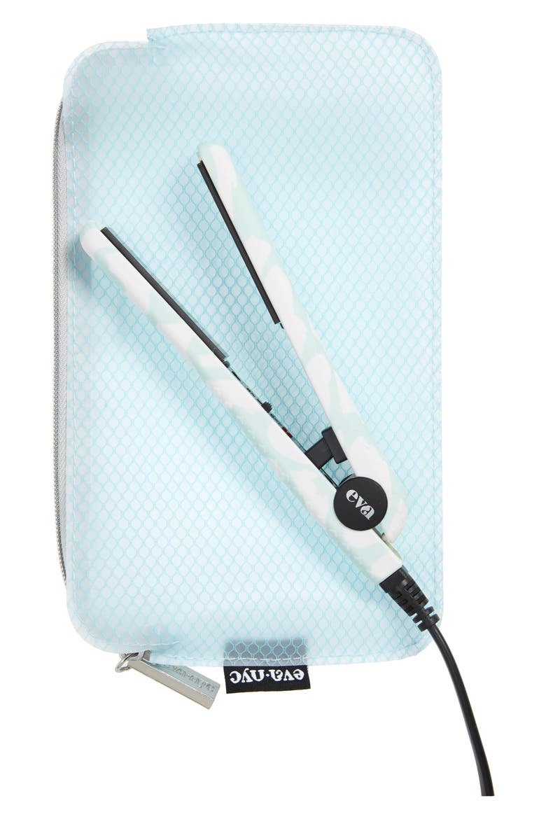 Mini Healthy Heat Ceramic Styling Iron, Main, color, MINT LEOPARD