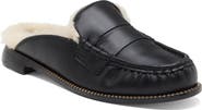 Freda Salvador Temi Genuine Shearling Leather Flat Mule
