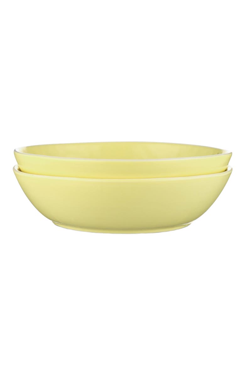 Stone Lain Elena Stoneware 4-Piece Bowl Set, Alternate, color, Yellow