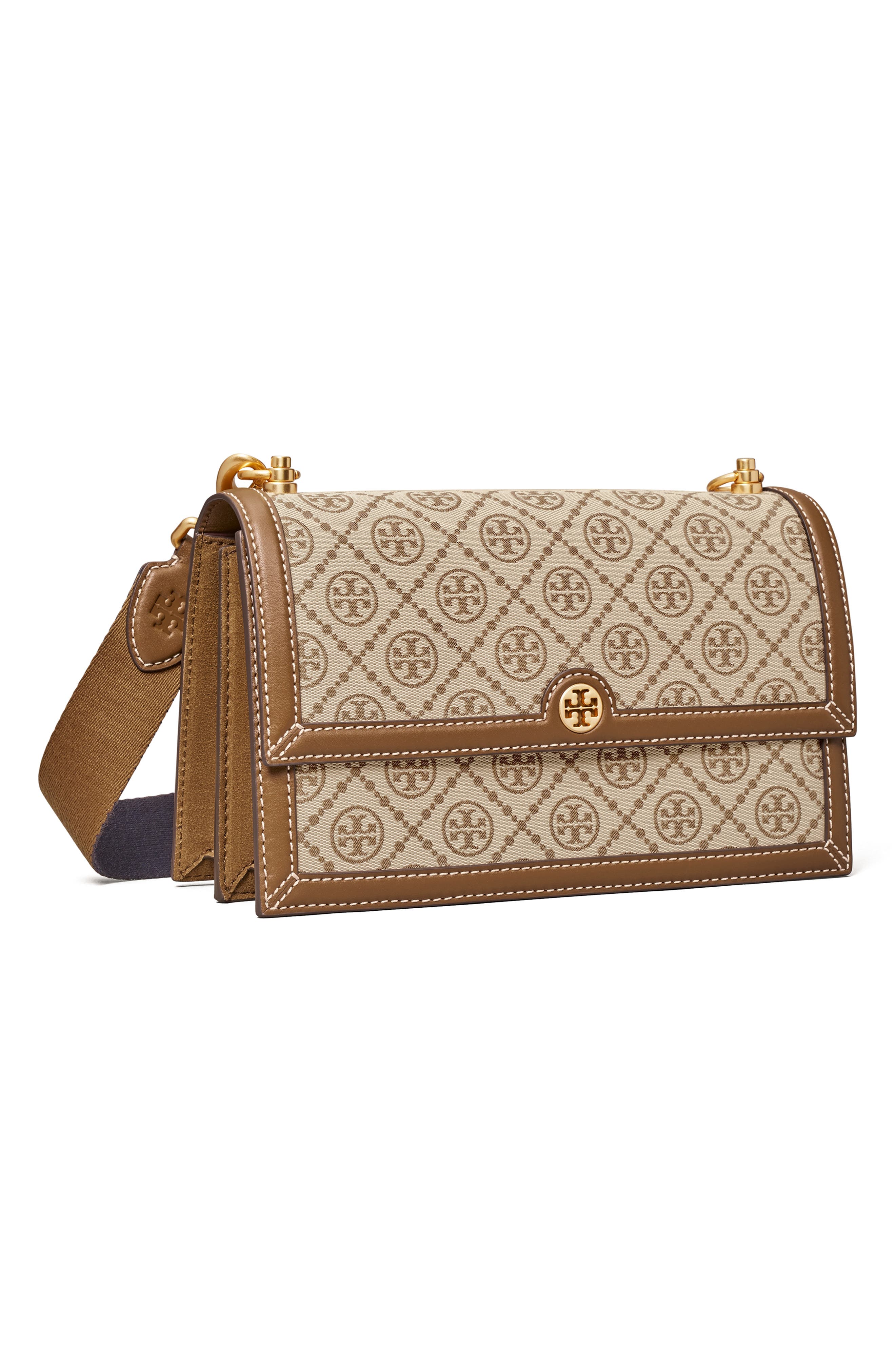 Tory Burch T Monogram Jacquard Shoulder Bag, Alternate, color, 