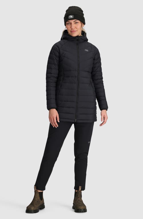 Outdoor Research Transcendent Water Resistant 800 Fill Power Down Coat In Burgundy
