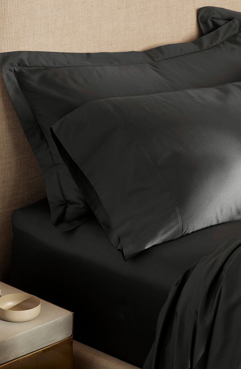 Boll & Branch Set of 2 Signature Hemmed Pillowcases, Alternate, color, Night