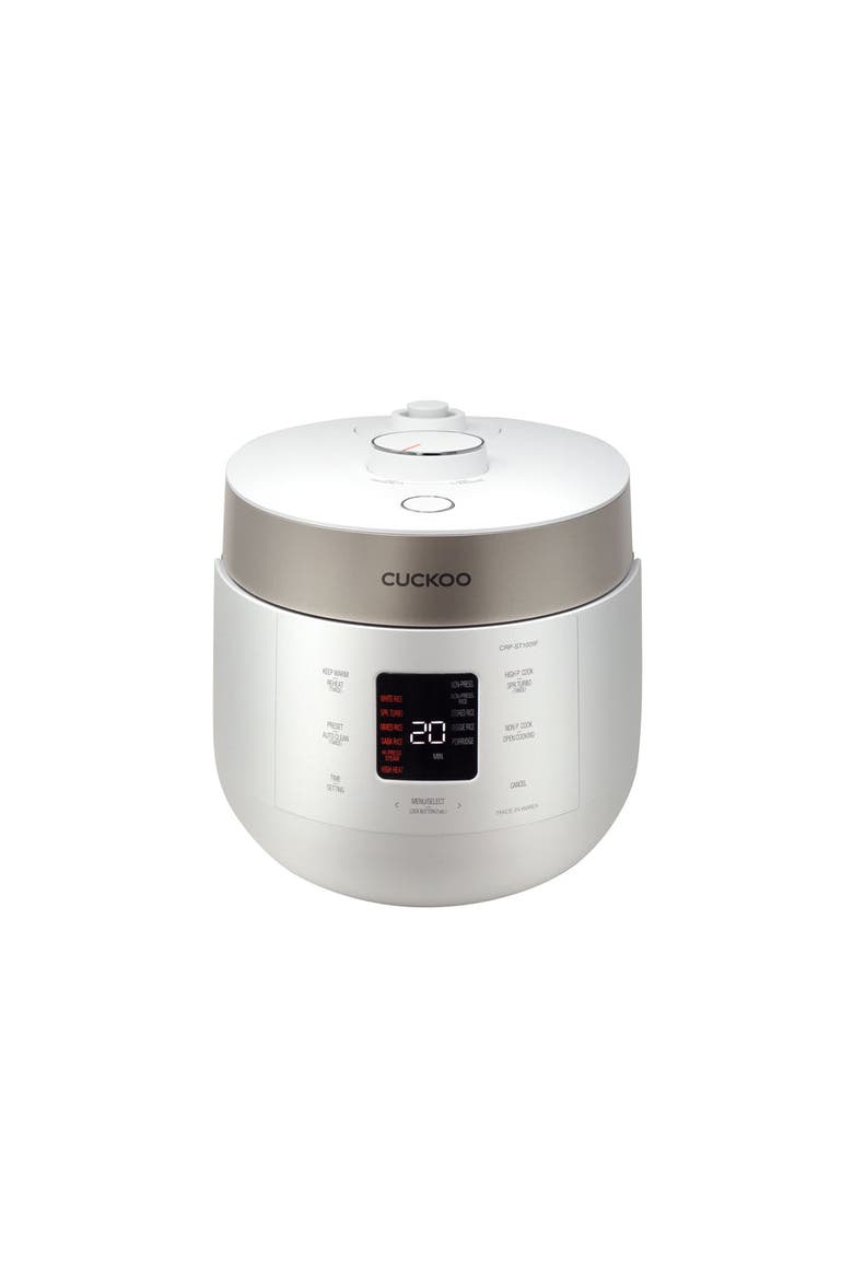 10-Cup (Uncooked) / 20-Cup (Cooked) Twin Pressure Rice Cooker, Main, color, White