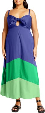City Chic Color Love Maxi Dress