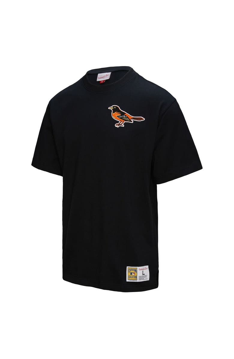 Mitchell & Ness Men's Mitchell & Ness Cal Ripken Jr. Black Baltimore Orioles Legends Collection Vintage Logo T-Shirt, Alternate, color, Black