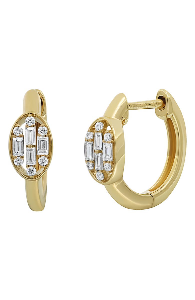 Bony Levy Mika Diamond Hoop Earrings, Main, color, 18K Yellow Gold
