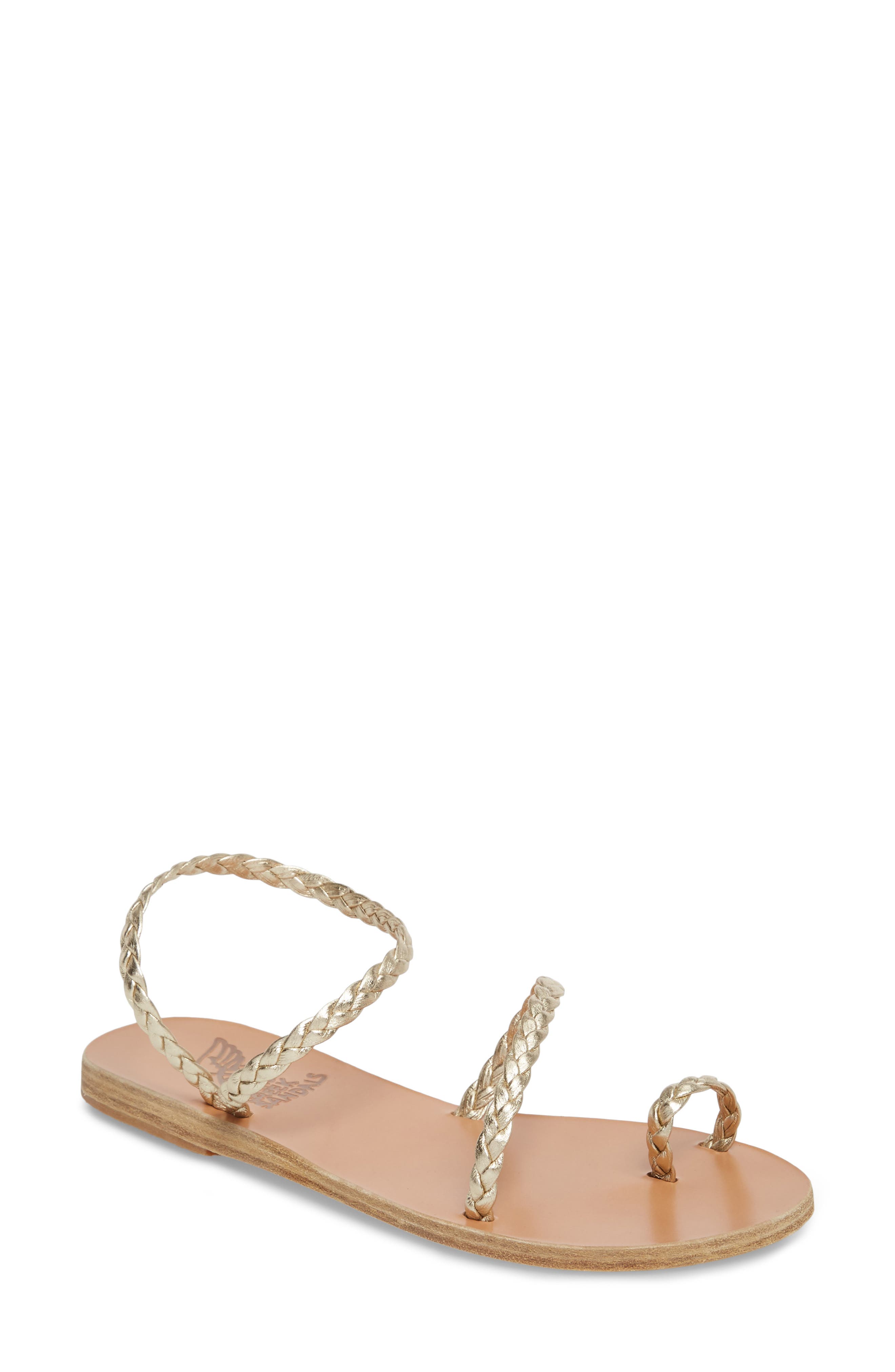 Ancient Greek Sandals Eleftheria Sandal, Main, color, 