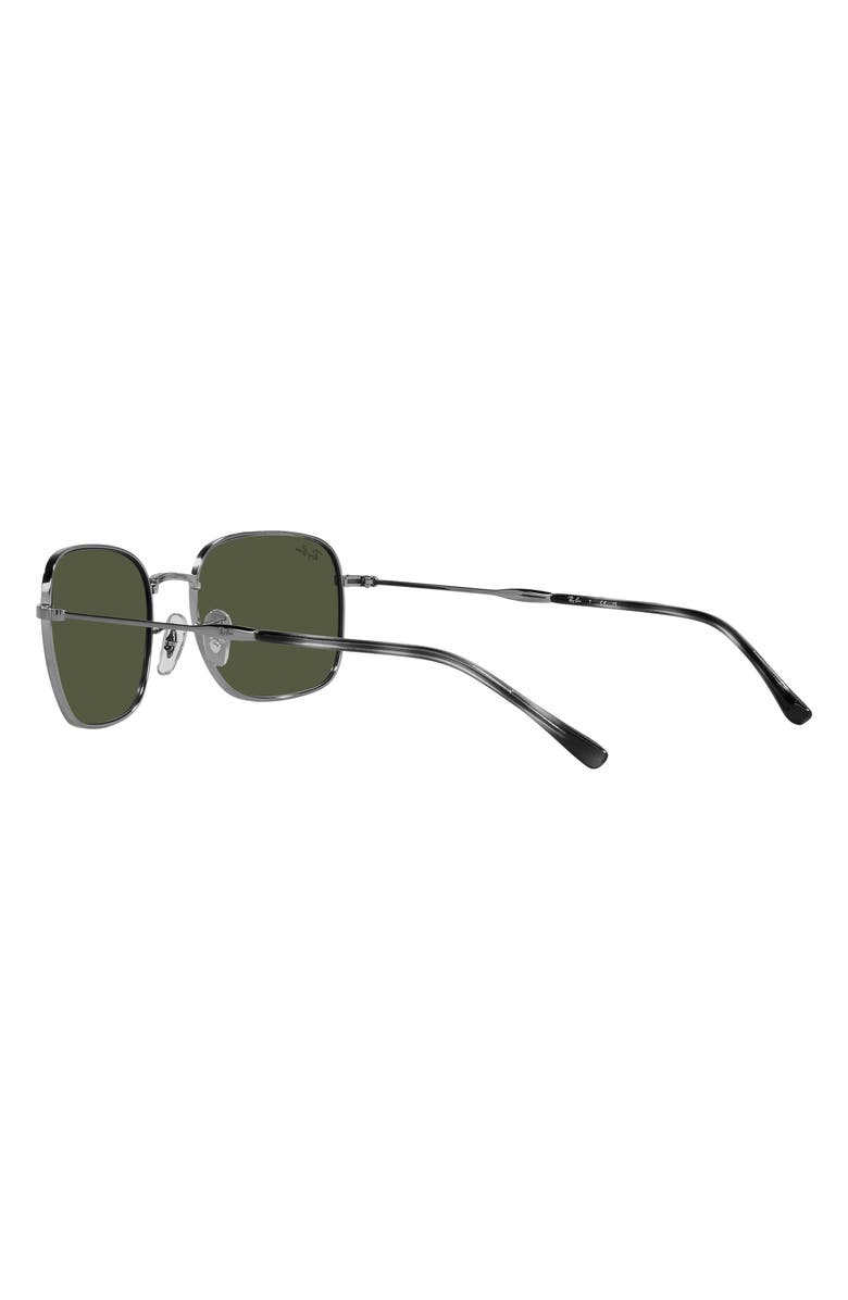 Ray-Ban 57mm Gradient Pillow Sunglasses, Alternate, color, Gunmetal