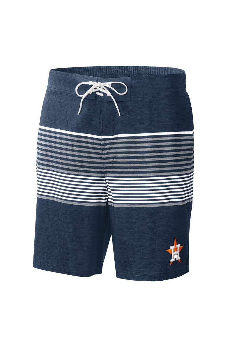Men's G-III Sports by Carl Banks  Navy Houston Astros Coastline Volley Swim Shorts, Alternate, color, Navy