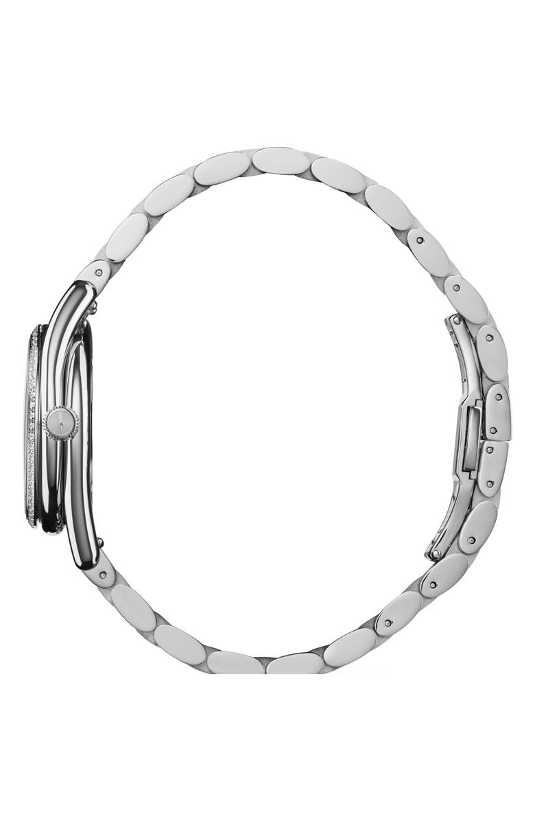 Shinola Derby Diamond & Mother-of-Pearl Bracelet Watch, 30.5mm, Alternate, color,