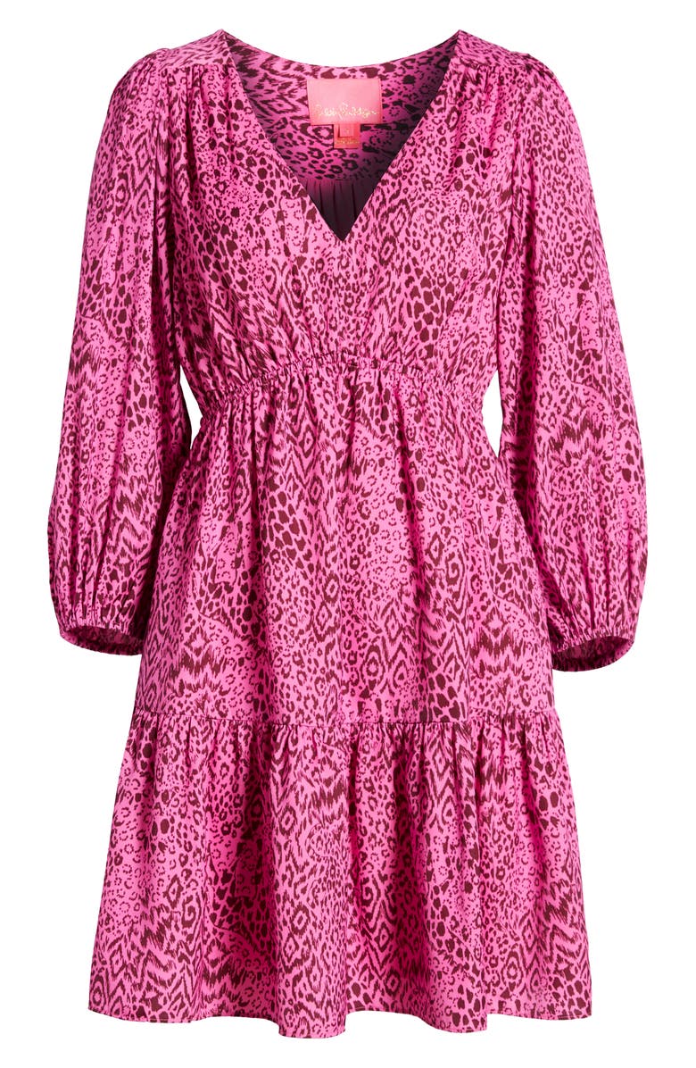 Lilly Pulitzer<sup>®</sup> Deacon Print Long Sleeve Dress, Alternate, color, 
