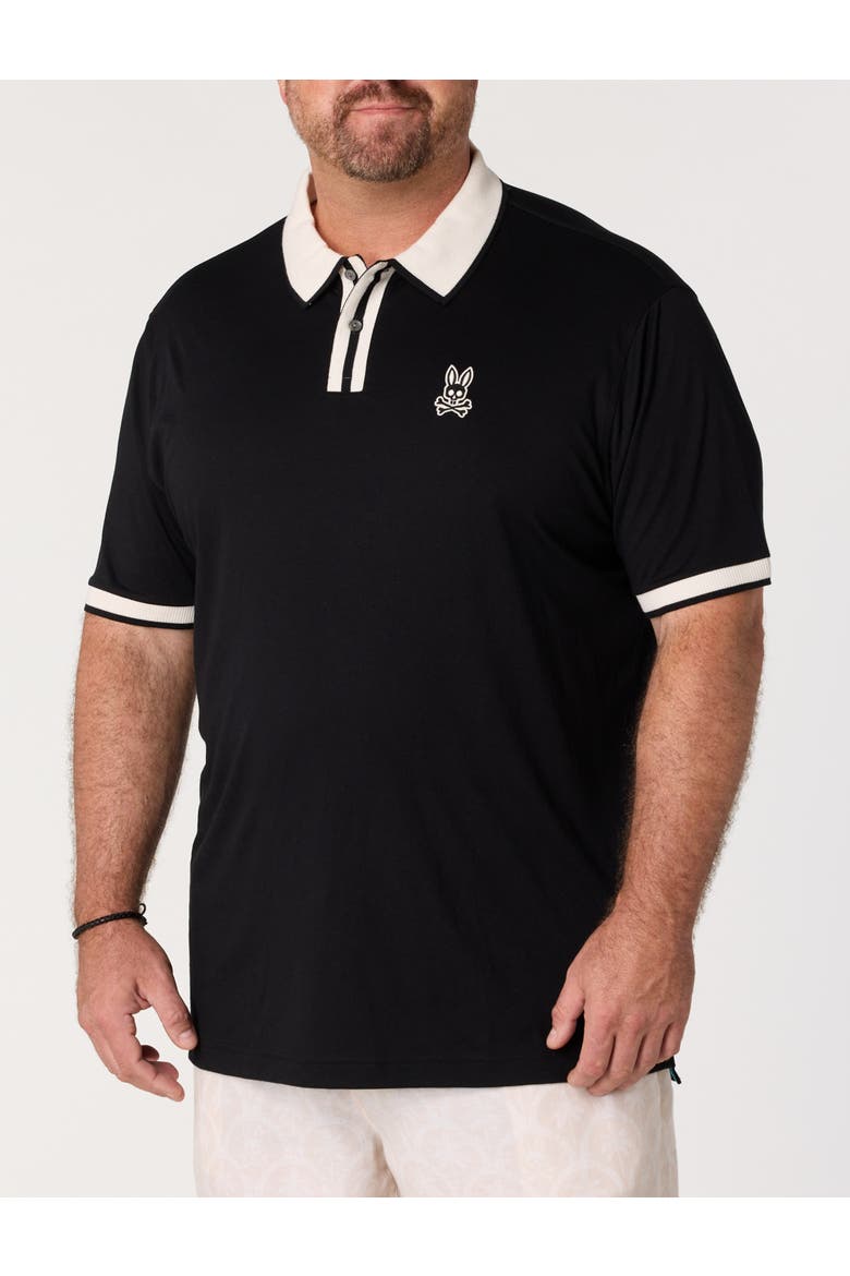 Big & Tall Ridley Polo Shirt, Main, color, BLACK