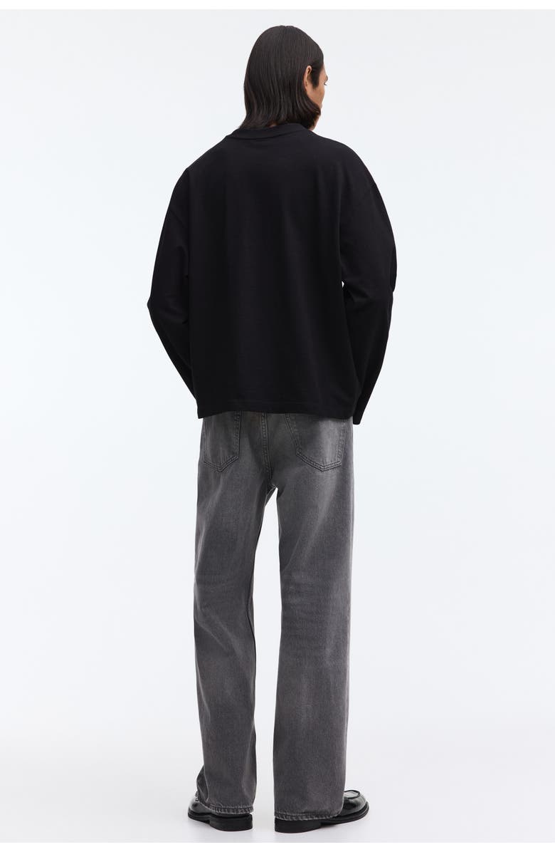 H&M Oversized Fit Printed Top, Alternate, color, Black/Honda