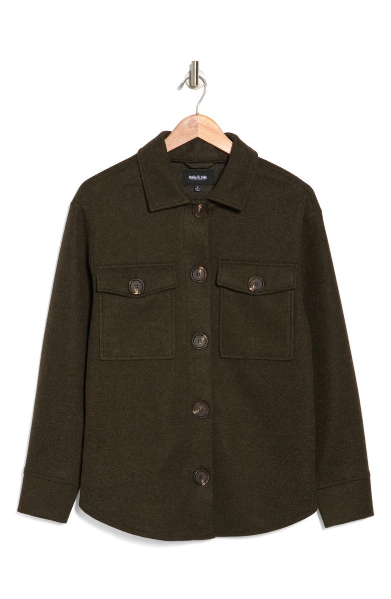 Ookie & Lala Faux Wool Shacket, Alternate, color,
